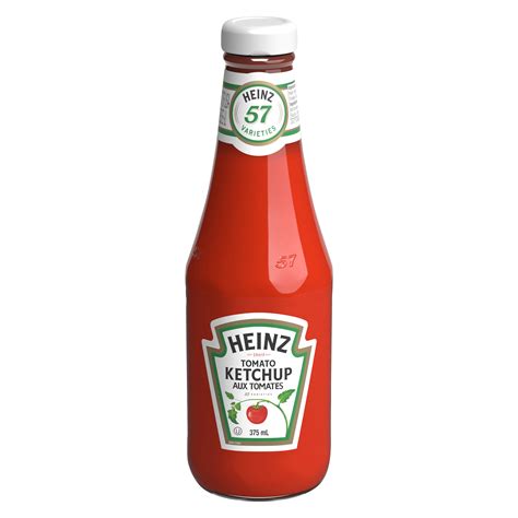 Tomato Ketchup Glass Bottle Heinz