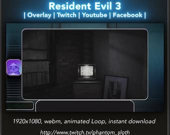 Twitch Overlay Resident Evil Etsy