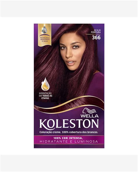 Riachuelo Tinta de Cabelo Koleston Acaju Púrpura 366