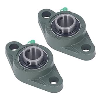 Pillow Block Flange Bearing 1 Inch Block Bearing 2 Pcs For Industrial