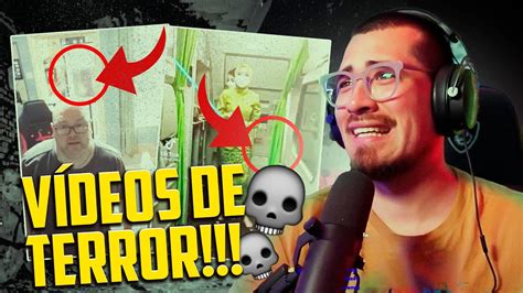 REACCIONANDO A VIDEOS DE TERROR 8 YouTube