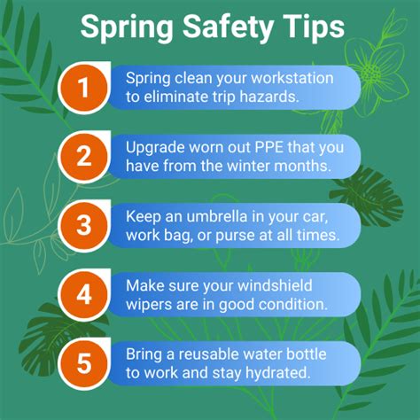 30 spring safety tips for the workplace | Frontline Blog