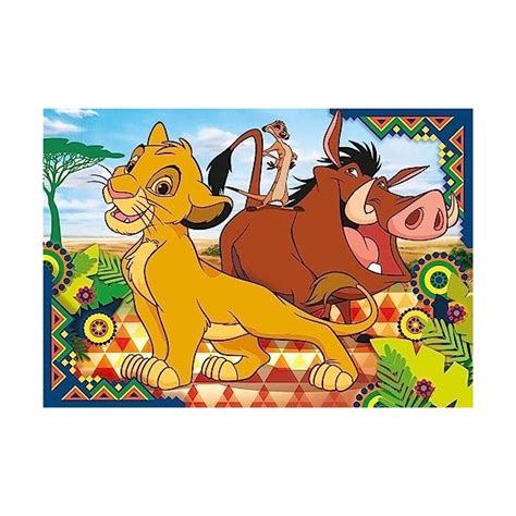 Clementoni Supercolor Puzzle Lion King 2 x 60 piéces Disney 21604