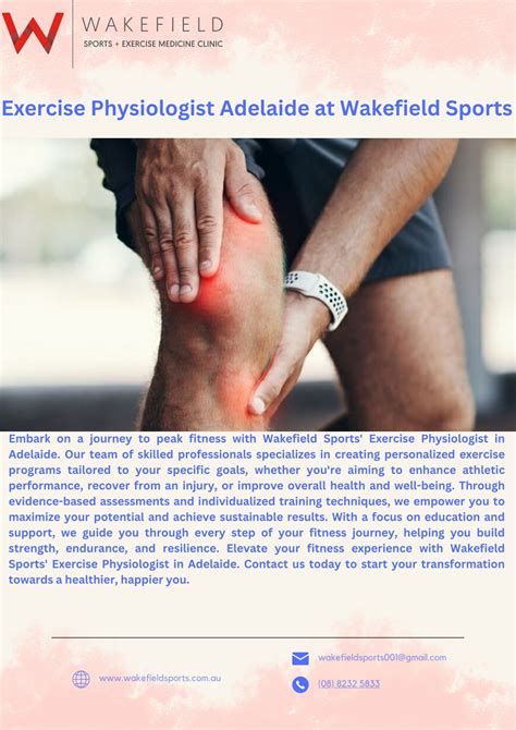 Ppt Exercise Physiologist Adelaide At Wakefield Sports Powerpoint