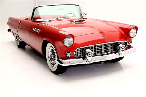 1955 Ford Thunderbird Convertible Retro Wallpapers Hd Desktop And