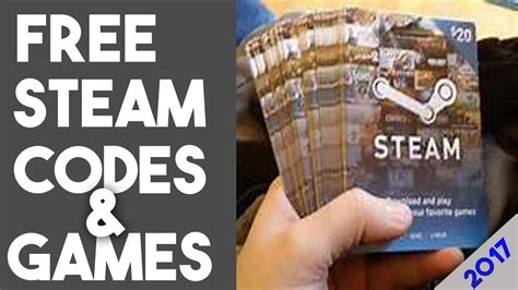 How To Get Free Steam Codes And Games 2017 10 Codes Giveaway YouTube