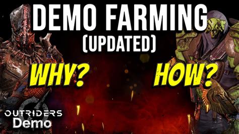 Legendary Farm Updated Outriders Demo Resources Mods Gear