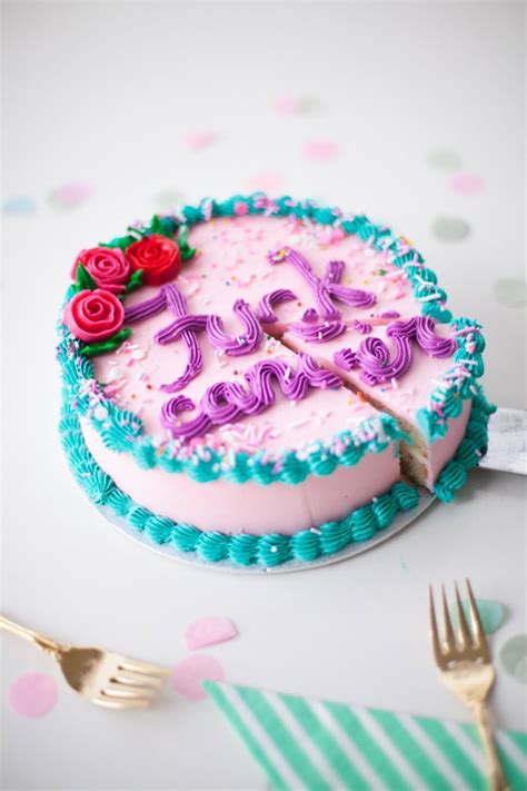 Fuck Cancer Cake Coco Cake Land