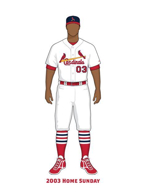 Full Uniform Timeline – Cardinals Uniforms & Logos