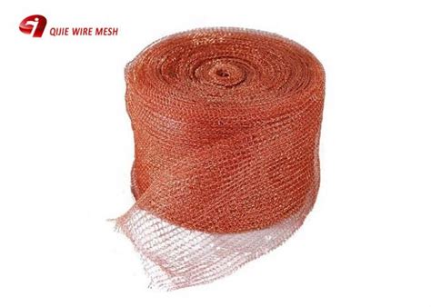 Compressed Knitted Stainless Steel Woven Metal Wire Mesh For Filtration