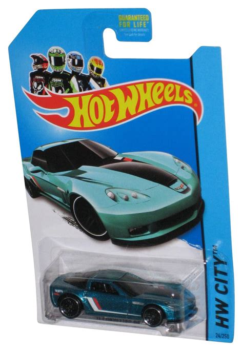 Hot Wheels Hw City 2013 Blue 11 Corvette Grand Sport Toy Car 24250