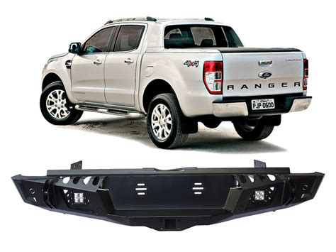 Parachoque Trasero Fierro Rally Ford Ranger 2012 2021 IVA