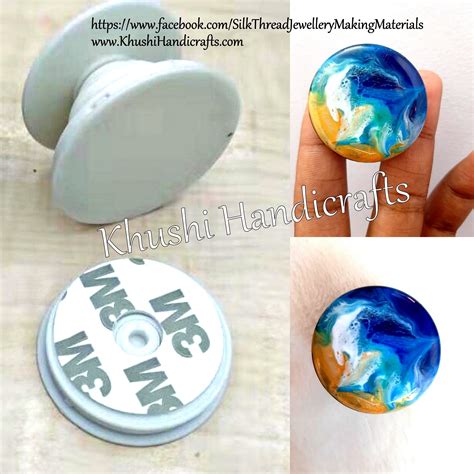 White Mobile Pop Socket / Popsocket. Pack of 5 pieces! – Khushi Handicrafts