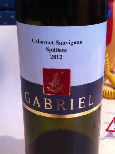 Gabriel Cabernet Sauvignon Spatlese Vivino Us