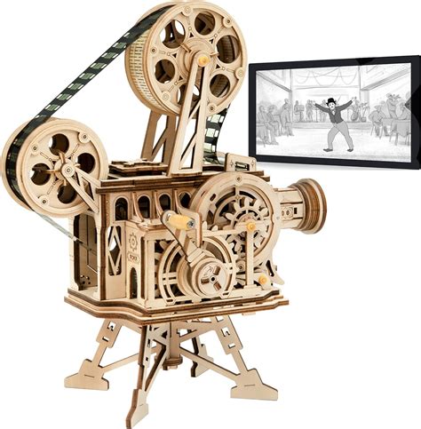 Robotime Vitascope Puzzle 3D Mécanique Modèle en Bois Maquette Jeux