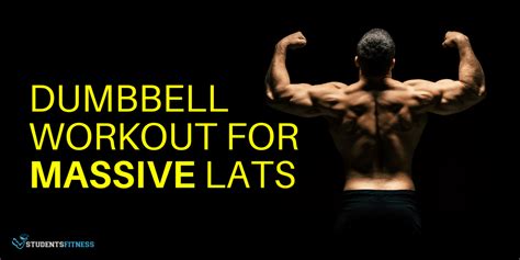 A Dumbbell Workout for Lats - Exercise at the Gym or in Your Dorm Room!