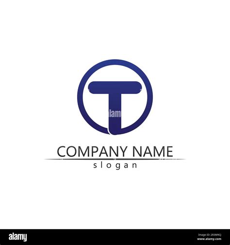 T Letter T Logo Vector Font Alphabet Design And Icon T Stock Vector