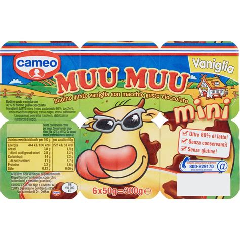 Budino Mini Alla Vaniglia CAMEO 6 X 50 G Coop Shop