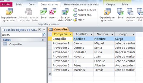 ADO Dónde y cómo visualizaremos los datos en nuestro Microsoft Access