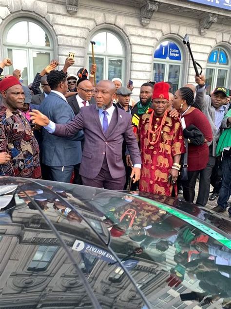 Pics Of Nnamdi Kanu After Meeting European Parliament - Politics - Nigeria