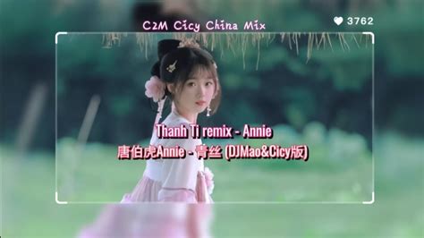 唐伯虎Annie 青丝 DJMao Cicy版 Thanh Ti remix Annie lyric pinyin