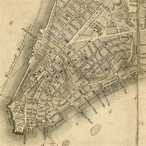 New York, 1776, Manhattan, Ratzer Plan | Battlemaps.us