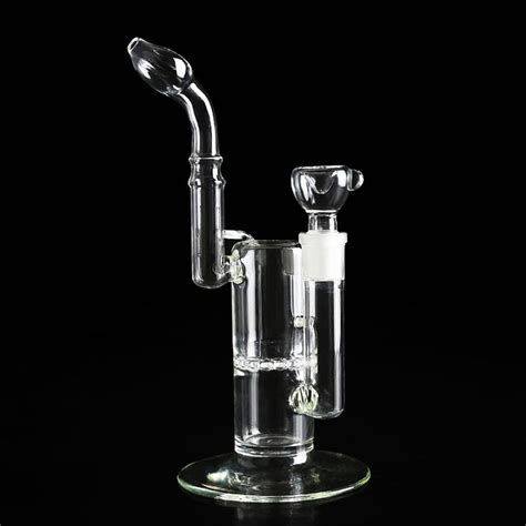 Thick Glass Smoking Pipe Bubbler Glass Bongs Glass Water Pipe 188mm