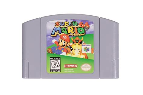 A Close Up Of A Super Mario 64 For The Nintendo N64 Editorial Image