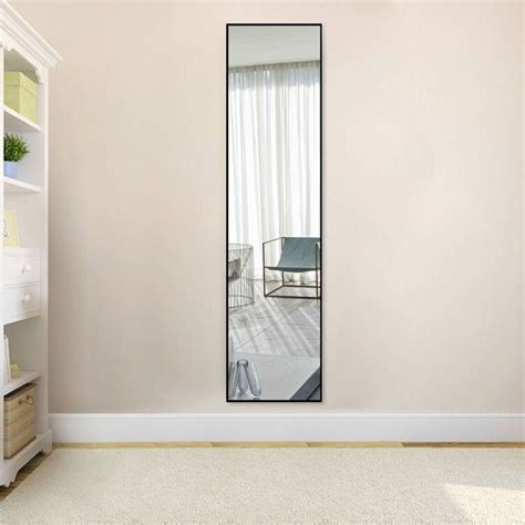 stylish full length wall mirror wall mounted
