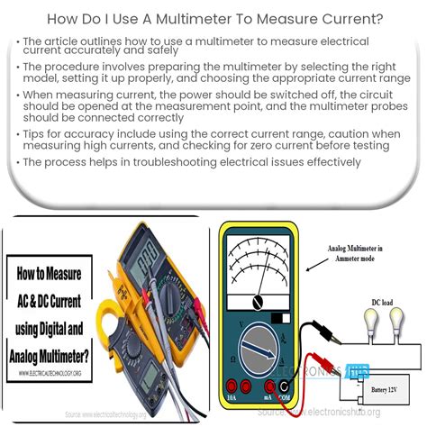 How To Use Multimeter To Measure Current