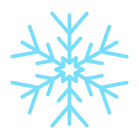 Premium Vector Snowflake Outline Vector Illustration