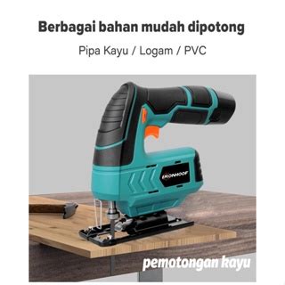 Jual Mesin Gergaji Jigsaw V Kayu Electric Jigsaw Tanpa Kabel Triplek