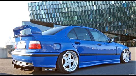 Bmw E36 328i Ksport Bagged Cliqtuning Overfenders Fancywide Youtube