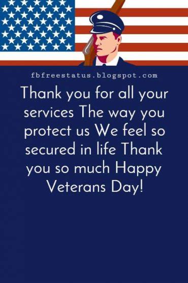 Veterans Day Messages To Write In A Veterans Day Card