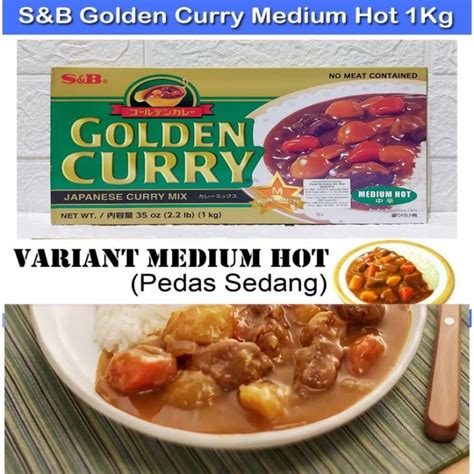 Jual S B Golden Curry Kg Kari Jepang Halal Bumbu Kare Japanese