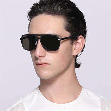 Double Beam Sunglasses Retro Ins Fashion Mens Sunglasses Shopee