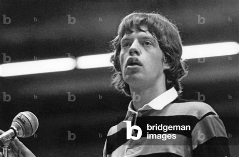 Image Of Mick Jagger At A Rolling Stones Concert 1965 Bw Photo