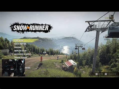 Configuraci N Volante Logitech G Snow Runner Youtube