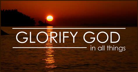 Glorifying God Sound Teaching