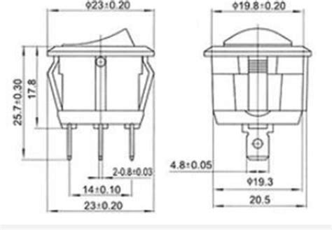 Interruptor SPST De 3 Posiciones 3 Pines 23mm SKU 4019F4 HUBOT