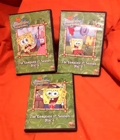 Spongebob Squarepants The Complete 1st Season Dvd 2003 3 Disc Set £618 Picclick Uk