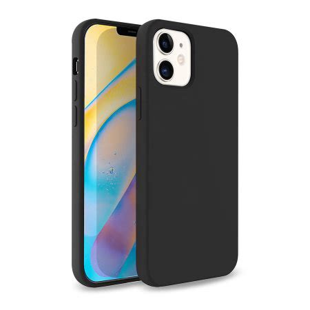 Olixar Soft Silicone IPhone 12 Mini Case Black