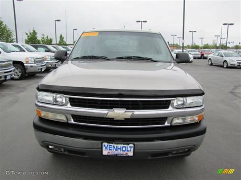 2003 Light Pewter Metallic Chevrolet Tahoe Ls 4x4 64555018 Photo 2