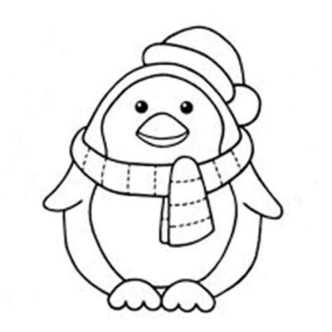 Christmas Penguin Drawing at GetDrawings | Free download