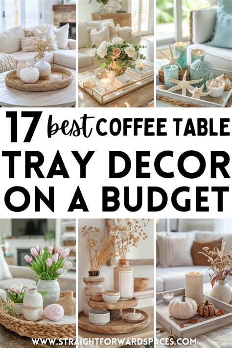 Diy Coffee Table Tray Decor Ideas To Recreate Immediately