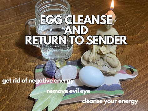Egg Cleanse & Return to Sender: Remove Negative Energy and Evil Eye - Etsy