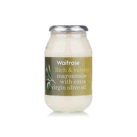 Waitrose Mayonnaise With Extra Virgin Olive Oil 500ml Waitrose Uae And Partners