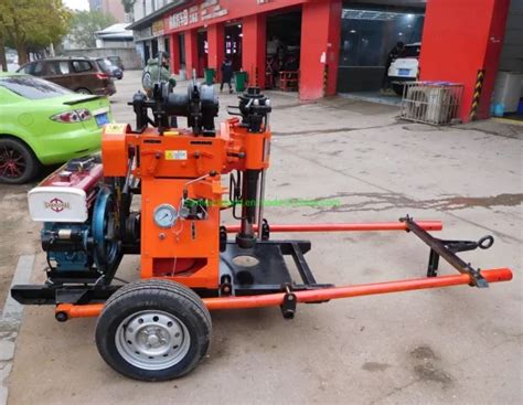 Gy T Portable Hydraulic Wheel Trailer Mounted Spt Soil Testing Core