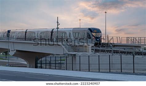 Doha Qatar-october 062022qatar Red Line Metro Stock Photo 2223240907 ...