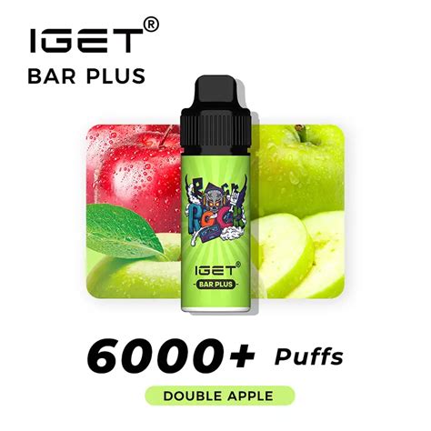 Iget Bar Plus Puffs Double Apple